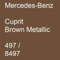 Preview: Mercedes-Benz, Cuprit Brown Metallic, 497 / 8497.